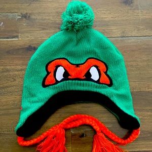 Michaelangelo Ninja turtle winter hat